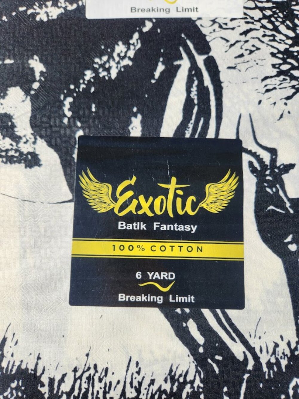 6 Yards Exotic Batik Fantasy Fabric African Sewing Supplies Crafts Arts Africa - Picture 2 of 6